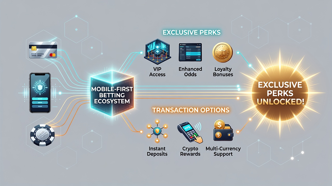 Close-up of a mobile app screen displaying VIP perks unlocked through different payment method selections