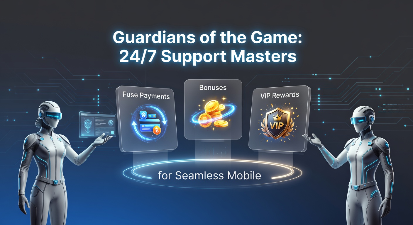 Vibrant graphic showing stacked bonus icons exploding from a mobile device, intertwined with support chat bubbles and payment streams in a bustling virtual casino environment