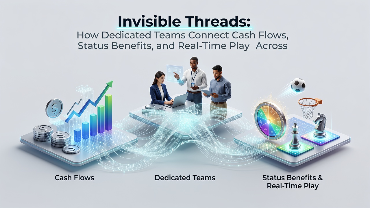 Support teams coordinating cash flows, VIP benefits, and live mobile betting sessions