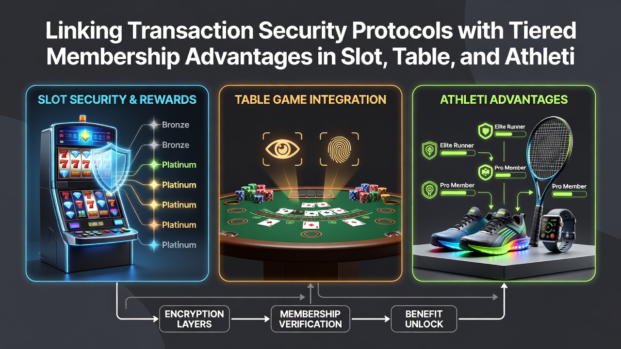 Tiered membership benefits displayed alongside secure payment interfaces for diverse gaming types