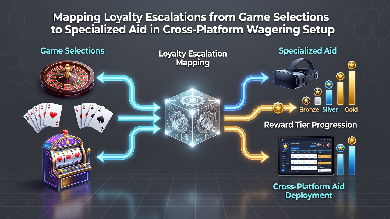 Flowchart illustrating how different game types feed into loyalty tiers and trigger specialized assistance